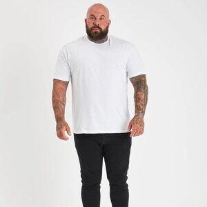 BUILT DIFFERENT ALL WHITE Crew Neck‎ Tee Size 2XL